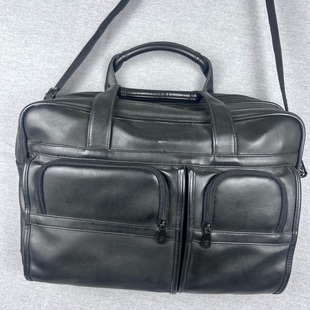 Genuine Vintage SOREN Leather  Messenger Shoulder Laptop/Document‎ Bag